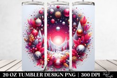 Colorful Glittery Red | 20 Oz Tumbler Product Image 2