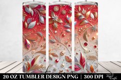 Colorful Glittery Red | 20 Oz Tumbler Product Image 2