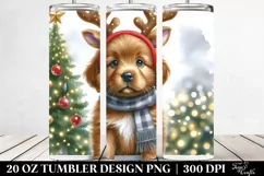 Enthusiastic Baby with Reindeer Horns, Transparent PNG Product Image 2