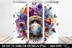 Vibrant Magical Mushroom Tarot Clipart Product Image 2