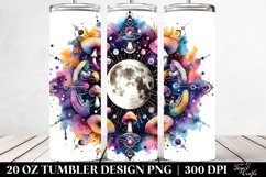 Vibrant Magical Mushroom Tarot Clipart Product Image 2