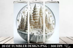 Delightful Martzipan Winter Scene 20 Oz Tumbler Product Image 2