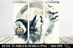 Halloween Wolf Tumbler | 20 oz Tumbler Product Image 2