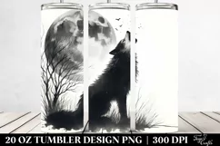 Halloween Wolf Tumbler | 20 oz Tumbler Product Image 2