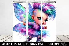 Expressive Fairy Watercolor 20 Oz Tumbler Product Image 2