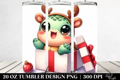 Enthusiastic Baby Turtle, High-Res PNG Product Image 2