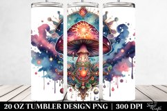 Vibrant Magical Mushroom Tarot Clipart Product Image 2