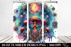 Vibrant Magical Mushroom Tarot Clipart Product Image 2