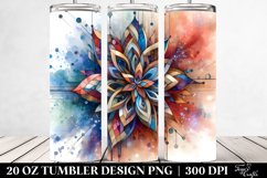Stained Lobelia,Metallic Insertions | 20 Oz Tumbler Product Image 2