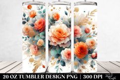 Orange Roses Tumbler | 20 oz Tumbler Product Image 2