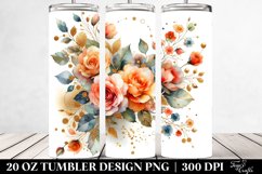 Orange Roses Tumbler | 20 oz Tumbler Product Image 2