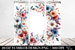 Watercolor Abstract Horizontal Frame | 20 Oz Tumbler Product Image 2