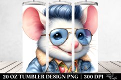 Vibrant Baby Mouse Posing | 20 oz Tumbler Product Image 2