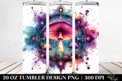 Vibrant Magical Mushroom Tarot Clipart Product Image 2