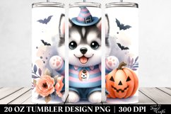 Expressive Siberian Husky in Halloween Costume Product Image 2