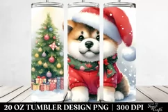 Enthusiastic Akita in Winter, High-Res PNG Product Image 2