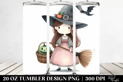 Simple Funny Halloween Witch 20 Oz Tumbler Product Image 2