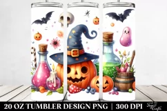 Funny Halloween Magic Potion Clipart 20 Oz Tumbler Product Image 2