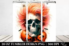 Halloween Image Skull Hair Pinocchio Tumbler Product Image 2