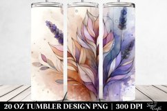 Wooden Lavender Clipart, Transparent 20 Oz Tumbler Product Image 2