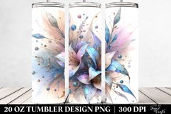 Elegant Shiny Dahlia Clipart 20 Oz Tumbler Product Image 2