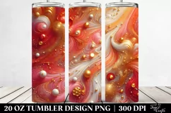 Colorful Glittery Drips | 20 Oz Tumbler Product Image 2