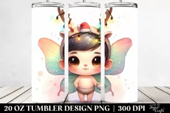 Exciting Butterfly with Tea Cup, Transparent PNG Product Image 2