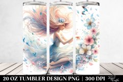 Fairy Tumbling with Spring Petals | 20 Oz Tumbler Product Image 2
