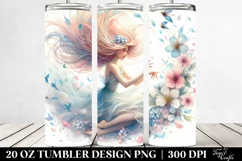 Fairy Tumbling with Spring Petals | 20 Oz Tumbler Product Image 2