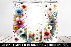 Watercolor Abstract Horizontal Frame | 20 Oz Tumbler Product Image 2