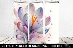 Glossy Crocus Material | 20 oz Tumbler Product Image 2