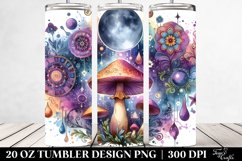 Magical Centered Mushroom Clipart Product Image 2