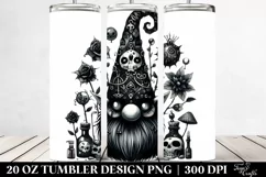 Simple Gothic Quirky Gnome | 20 oz Tumbler Product Image 2