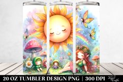 Colorful Fairy Sun Watercolor | 20 Oz Tumbler Product Image 2