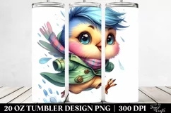 Cute Baby Bird Jumping | 20 oz Tumbler Product Image 2