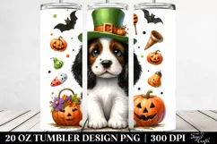 Springer Spaniel Haloween Clipart, Transparent PNG Product Image 2