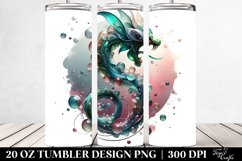 Abstract Snapdragon Tumbler Product Image 2