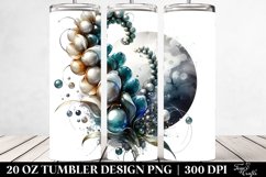 Abstract Snapdragon Tumbler Product Image 2