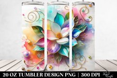 Colorful Gardenia Made of | 20 Oz Tumbler Product Image 2