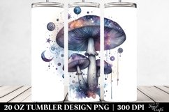 Detailed Celestial Mushroom Splash | 20 oz Tumbler Product Image 2