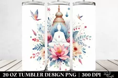 Simple Watercolor ELIXIR Tumbler | 20 oz Tumbler Product Image 2