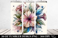 Wooden Petunia Watercolor Product Image 2