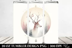 Christmas Reindeer | 20 oz Tumbler Product Image 2