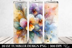 Stained Pansy | 20 oz Tumbler Product Image 2
