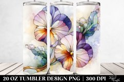 Stained Pansy | 20 oz Tumbler Product Image 2