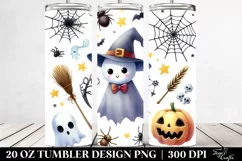 Funny Cobweb Haloween Clipart 20 Oz Tumbler Product Image 2