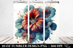 Nasturtium Metallic Splash Tumbler Product Image 2