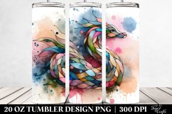 Snapdragon with Metallic Inserts, Watercolor Splash 20 Oz Product Image 2