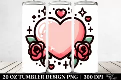 Love 20 Oz Tumbler Png Product Image 2