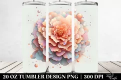 Elegant Marigold Clipart 20 Oz Tumbler Product Image 2